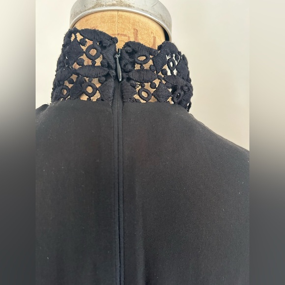 Giambattista Valli black lace mini dress silk 40 XS - Picture 4 of 10